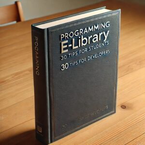 2 e-books in 5 Languages (ENG, FR, GR, PR, SP)

1) Programming for students

2) 30 tips for developers

https://www.thesmartlife2025.myshopify.com